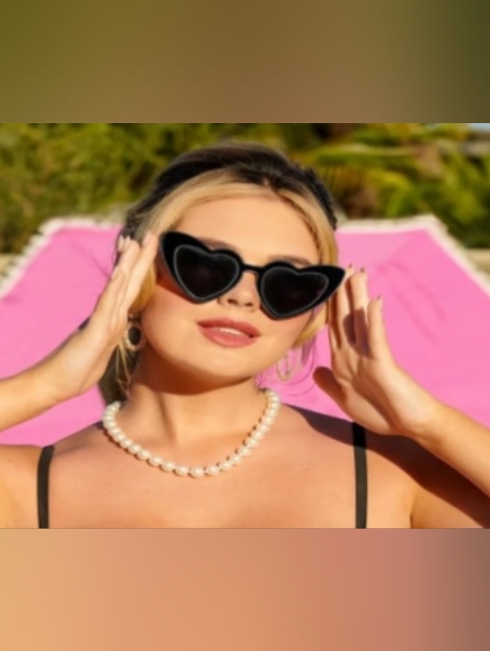 New Black Heart Sunglasses!